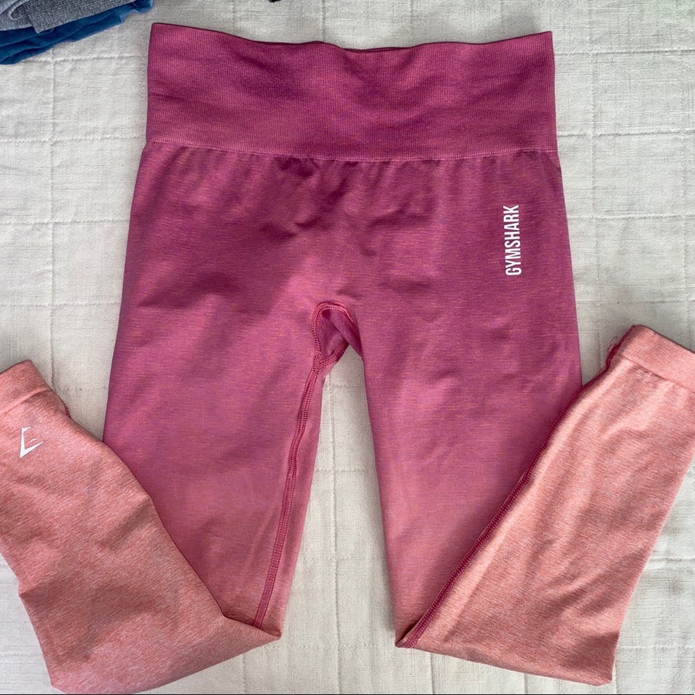Gymshark adapt pink marl leggings